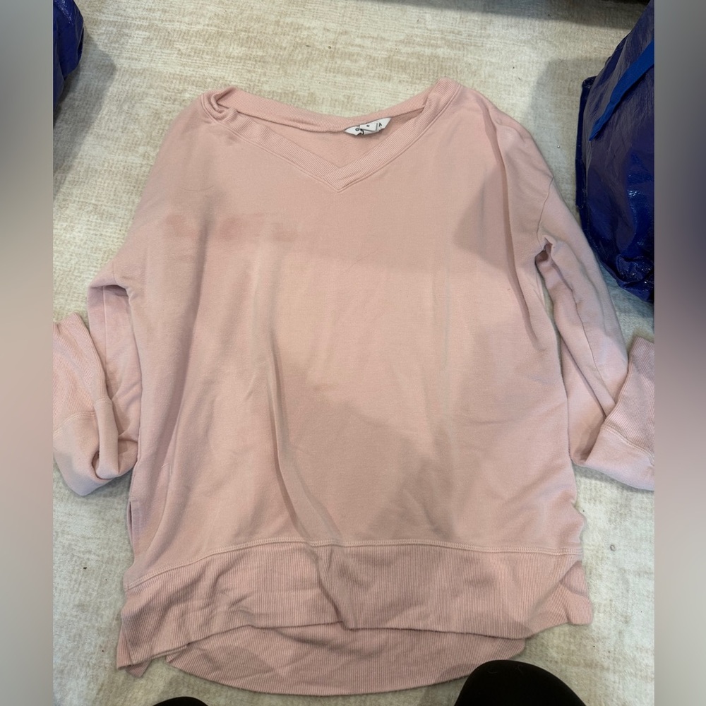 Athleta Pale Pink Crewneck Sweatshirt